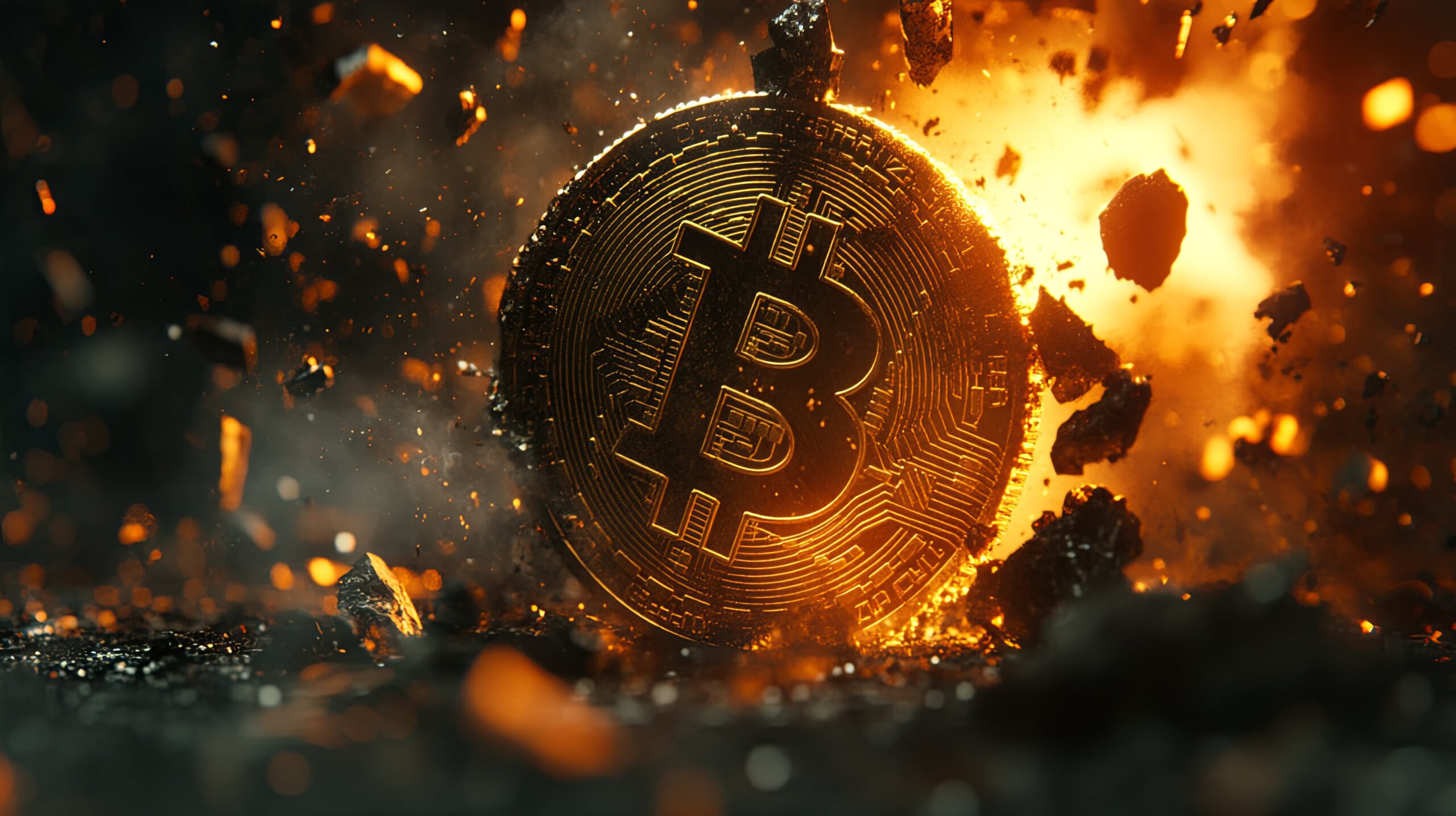 Биткоин под ударом: геополитика сбивает курс ниже $100 000