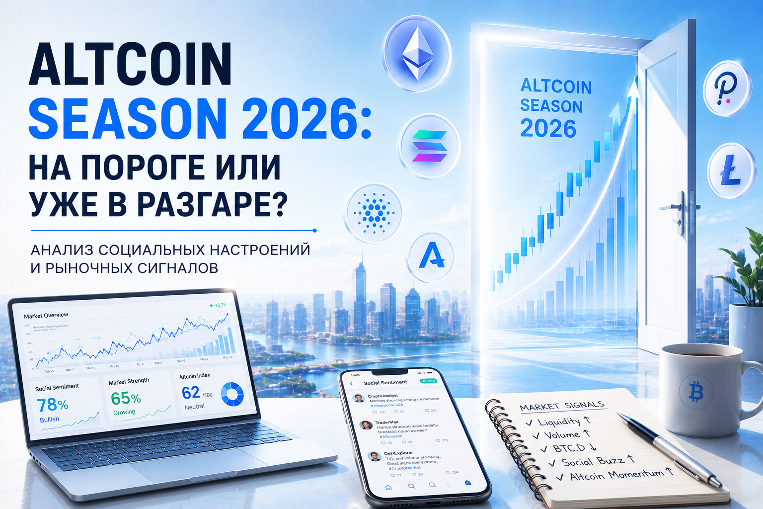 Altcoin Season 2026: на пороге или уже в разгаре? Анализ социальных настроений и рыночных сигналов