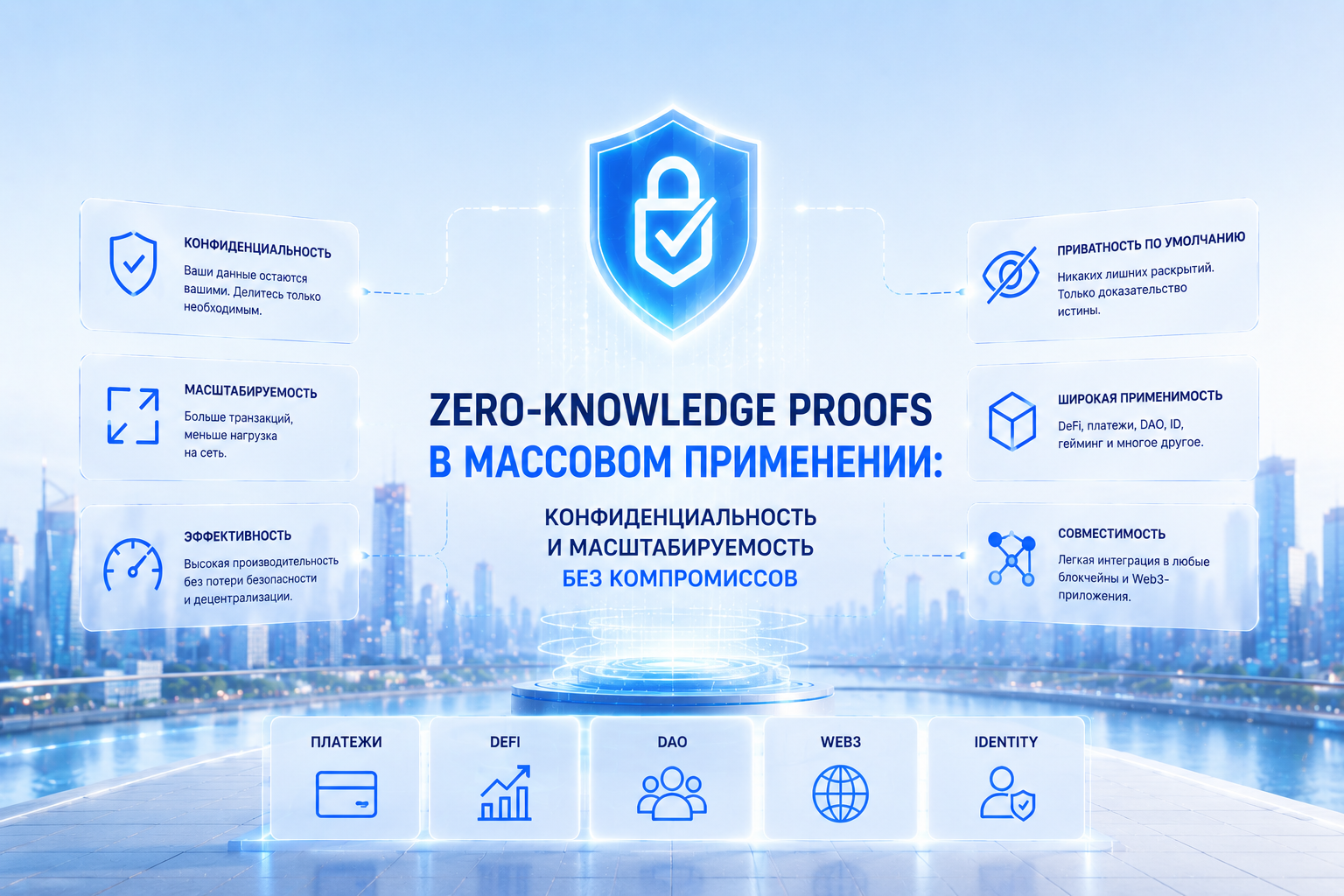Zero-Knowledge Proofs в массовом применении: конфиденциальность и масштабируемость без компромиссов