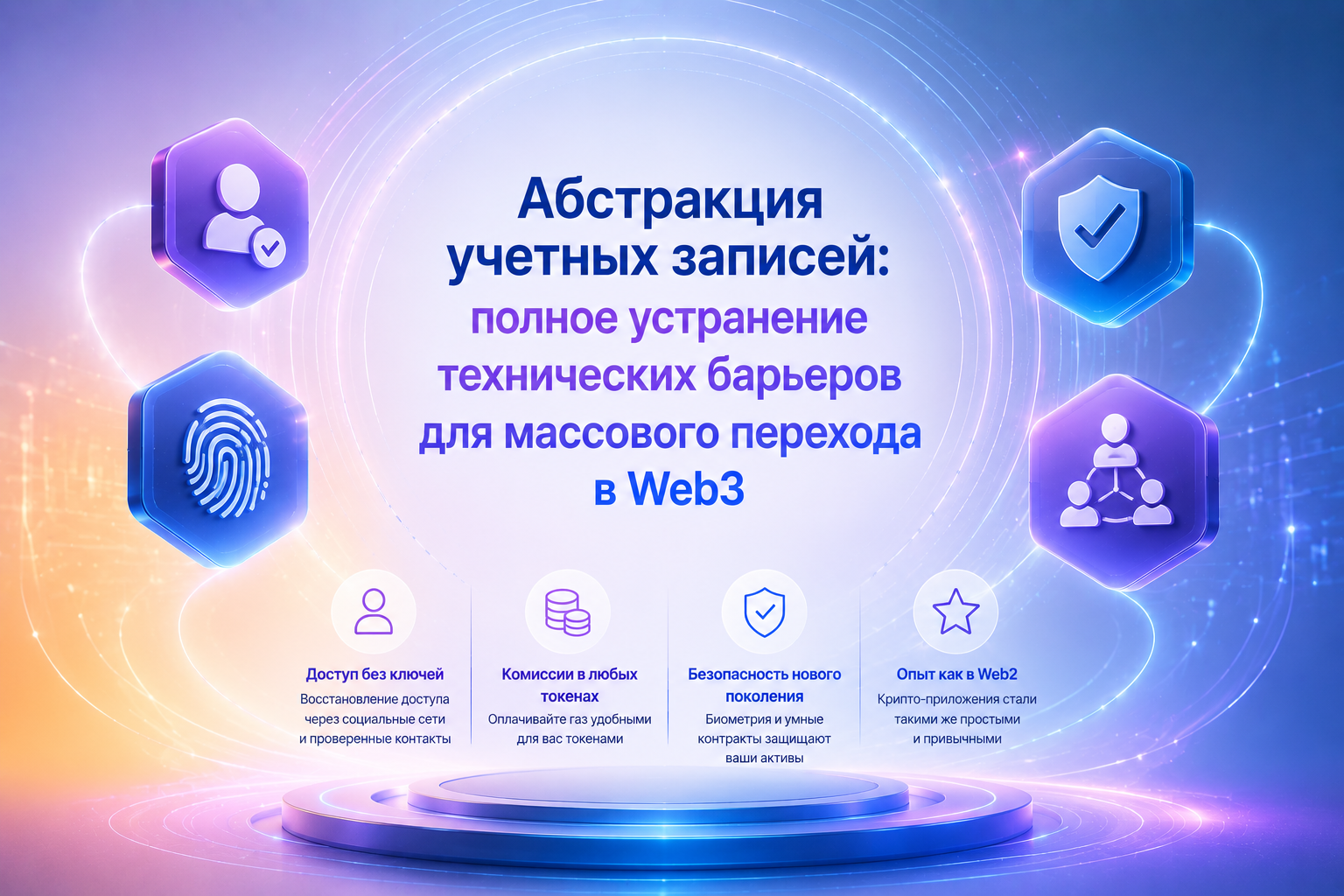 Абстракция учётных записей: полное устранение технических барьеров для массового перехода в Web3