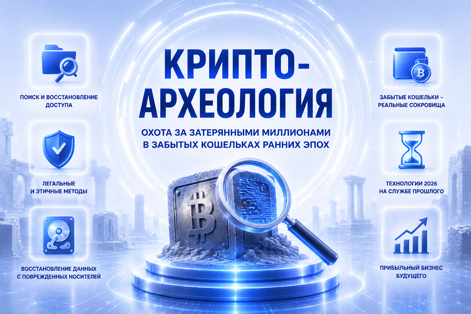 Крипто-археология: охота за затерянными миллионами в забытых кошельках ранних эпох