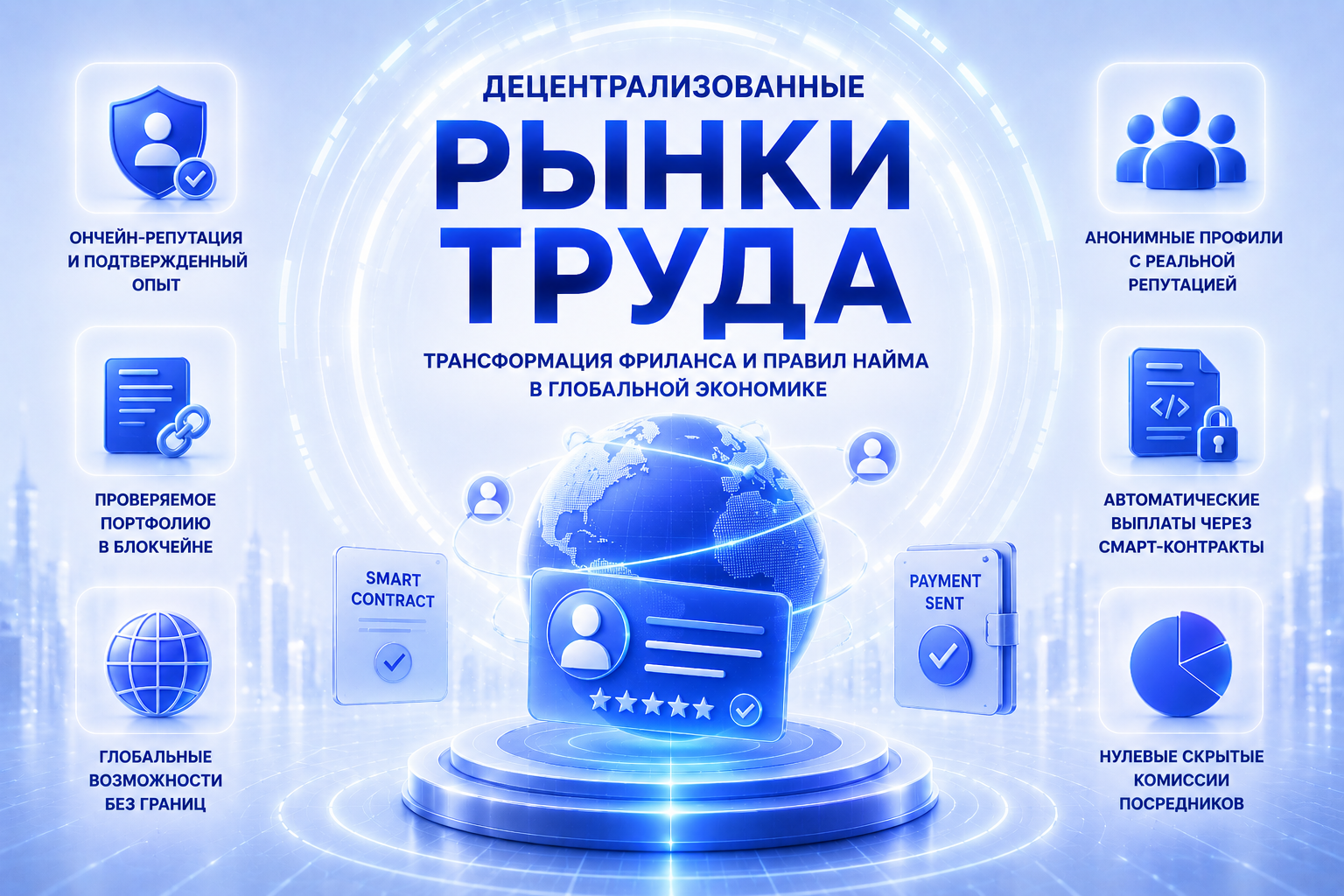 Децентрализованные рынки труда: трансформация фриланса и правил найма в глобальной экономике