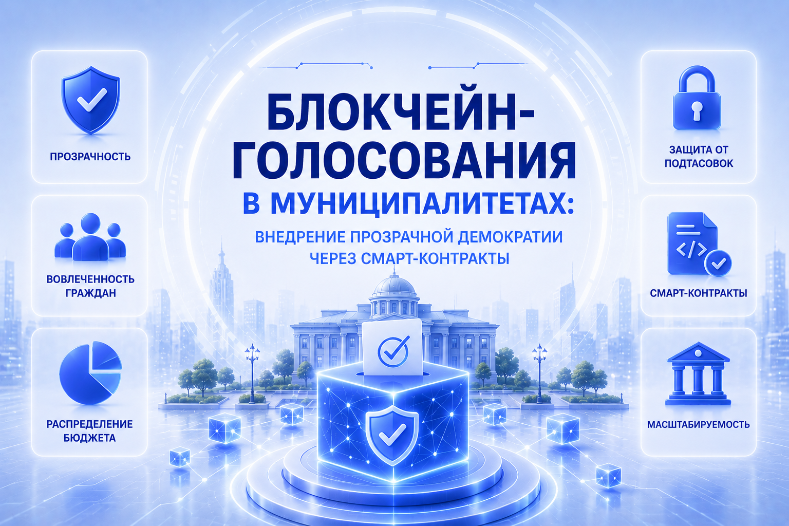 Блокчейн-голосования в муниципалитетах: внедрение прозрачной демократии через смарт-контракты