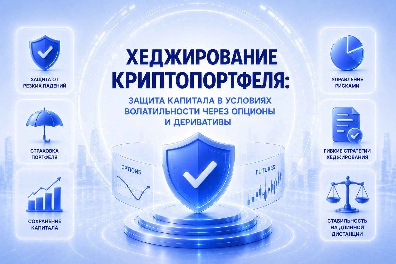Хеджирование криптопортфеля: защита капитала в условиях волатильности через опционы и деривативы