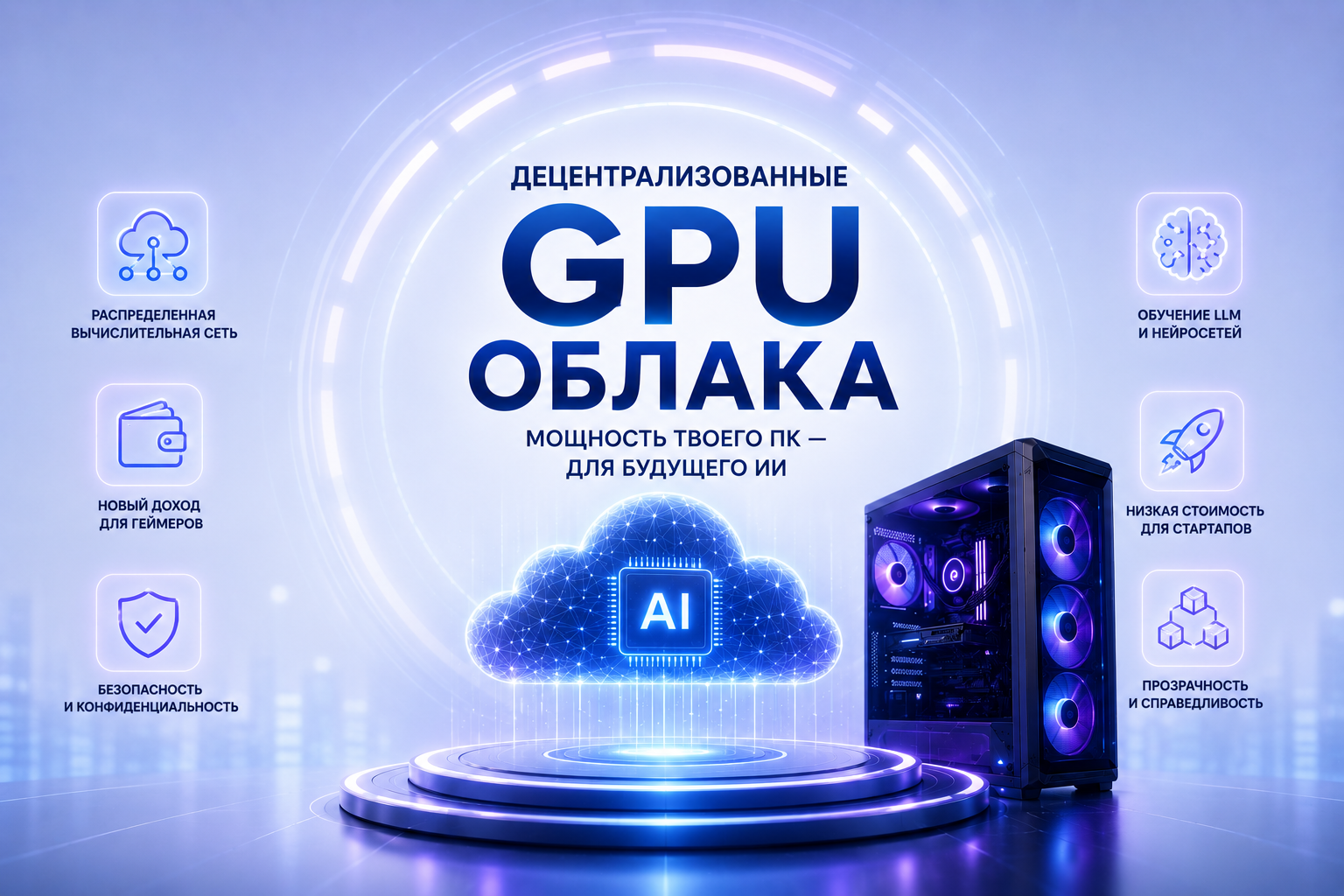 Децентрализованные GPU облака: использование мощностей игровых ПК для обучения глобальных нейросетей