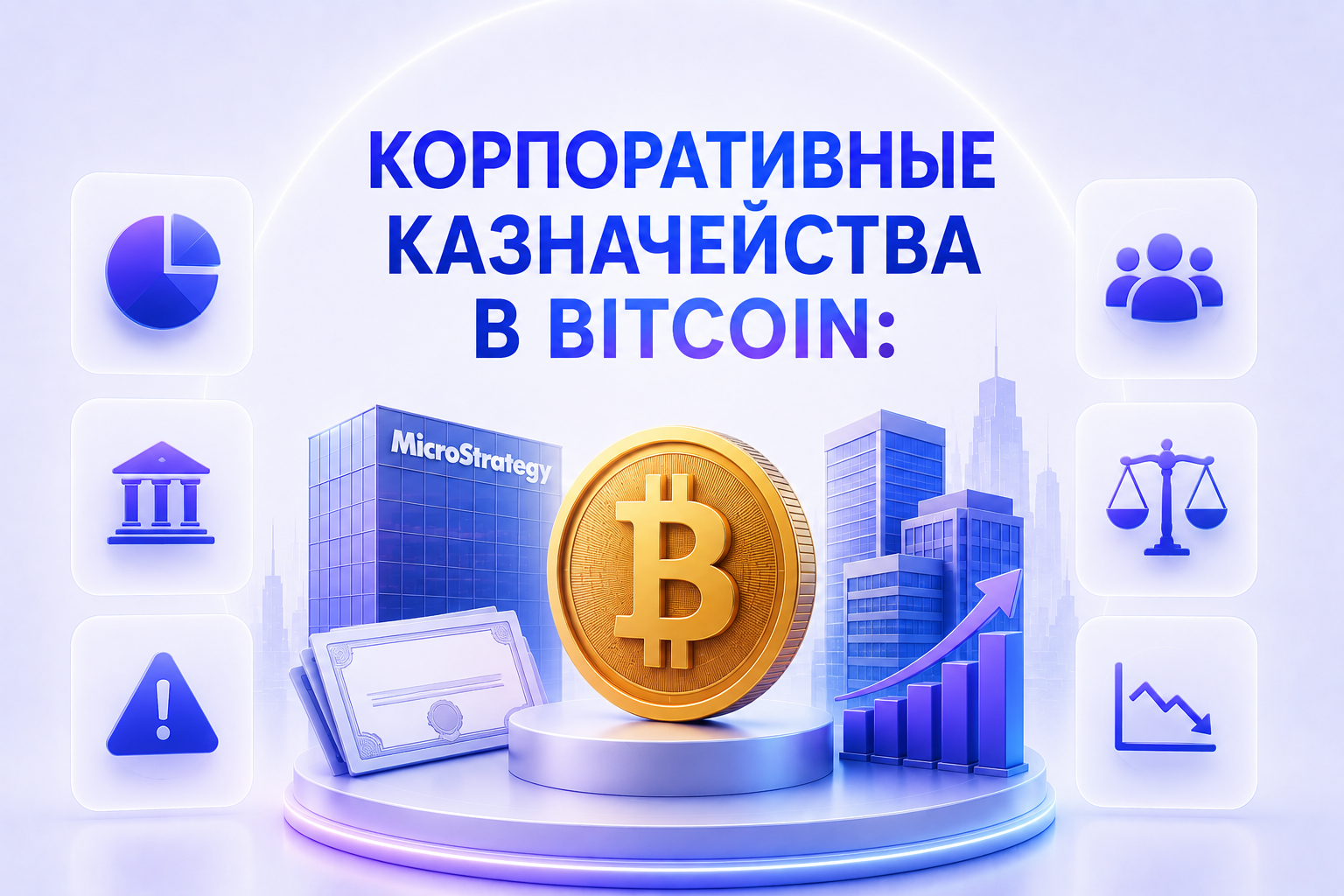 Корпоративные казначейства в Bitcoin: стратегия MicroStrategy стала стандартом или ловушкой для подражателей