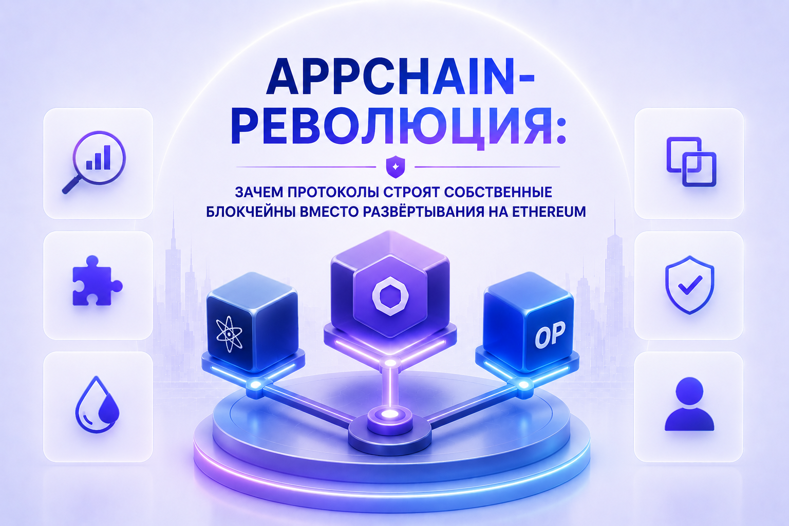 Appchain-революция: зачем протоколы строят собственные блокчейны вместо развёртывания на Ethereum