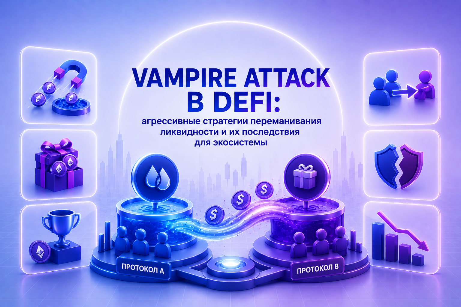 Vampire Attack в DeFi: агрессивные стратегии переманивания ликвидности и их последствия для экосистемы