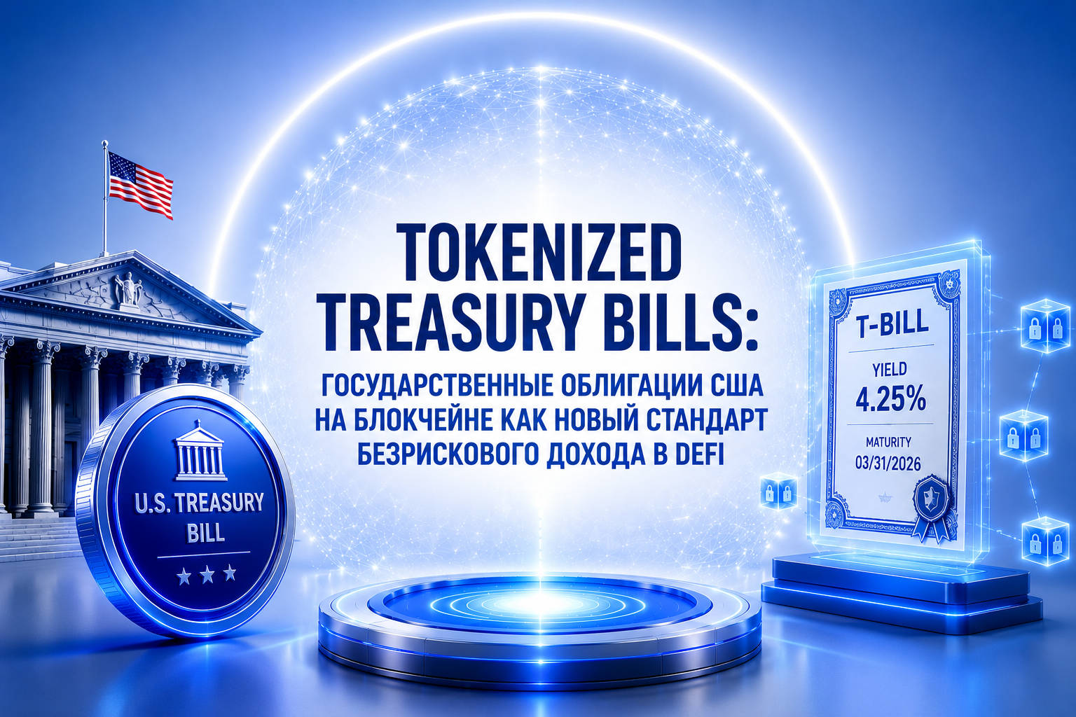 Tokenized Treasury Bills: государственные облигации США на блокчейне как новый стандарт безрискового дохода в DeFi