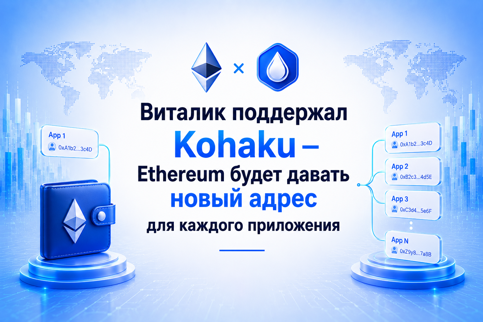 Виталик поддержал Kohaku — Ethereum будет давать новый адрес для каждого приложения