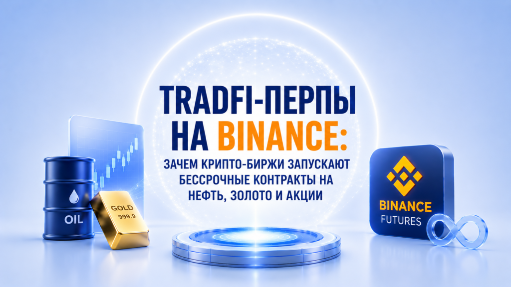 TradFi-перпы на Binance: зачем крипто-биржи запускают бессрочные контракты на нефть, золото и акции