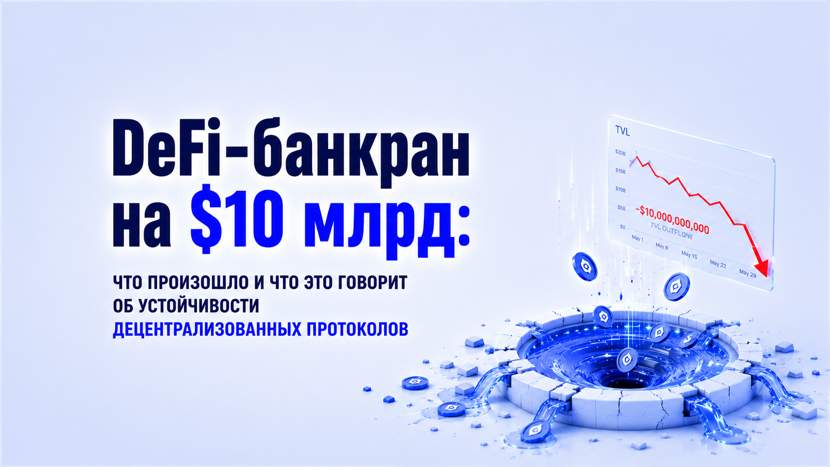 DeFi-банкран на $10 млрд: что произошло и что это говорит об устойчивости децентрализованных протоколов
