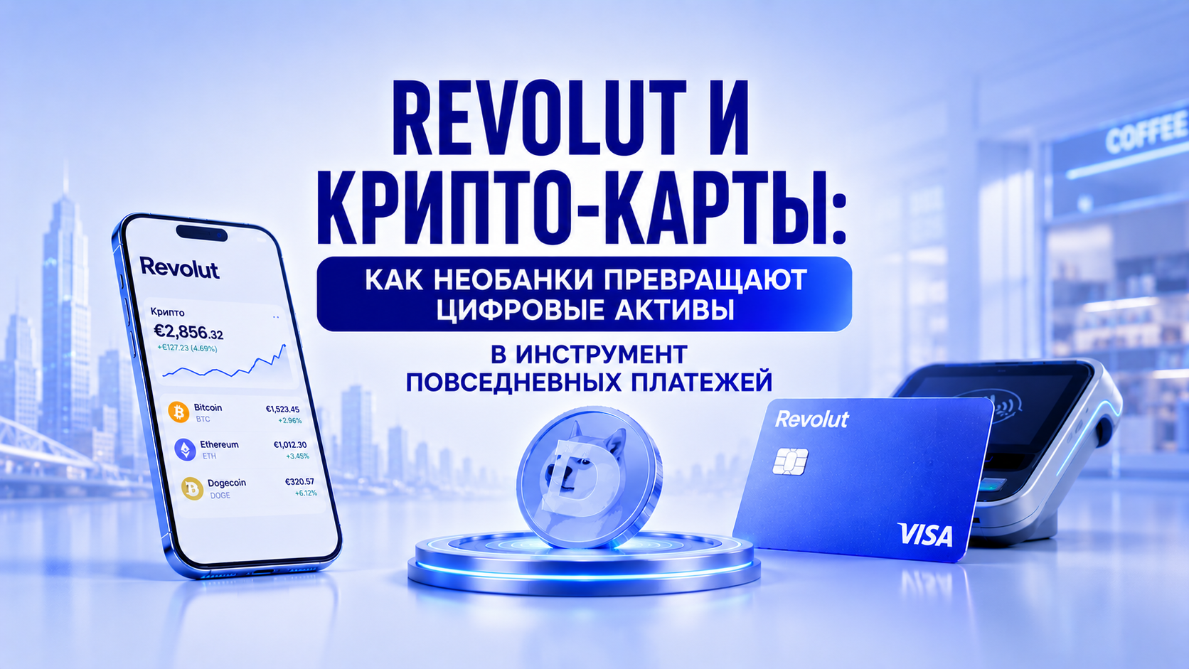 Revolut и крипто-карты: как необанки превращают цифровые активы в инструмент повседневных платежей