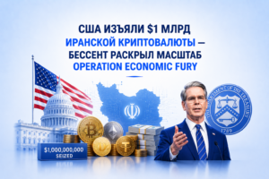 США изъяли $1 млрд иранской криптовалюты — Бессент раскрыл масштаб Operation Economic Fury