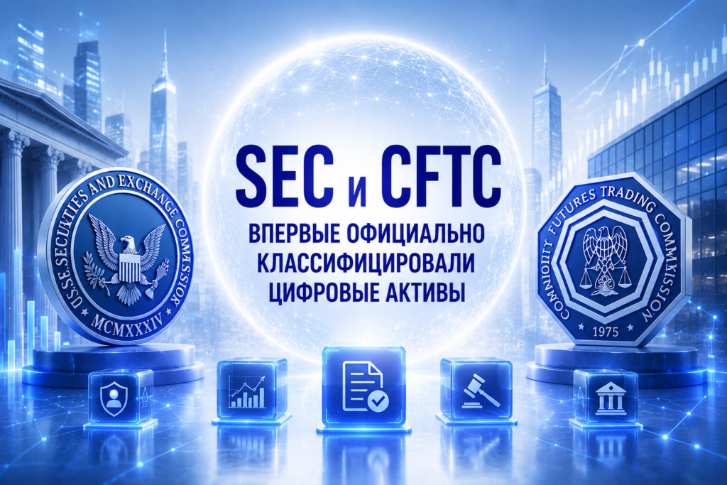 SEC и CFTC впервые официально классифицировали цифровые активы — и вот что теперь изменится