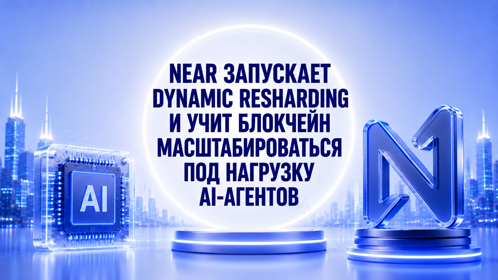 NEAR запускает dynamic resharding и учит блокчейн масштабироваться под нагрузку AI-агентов