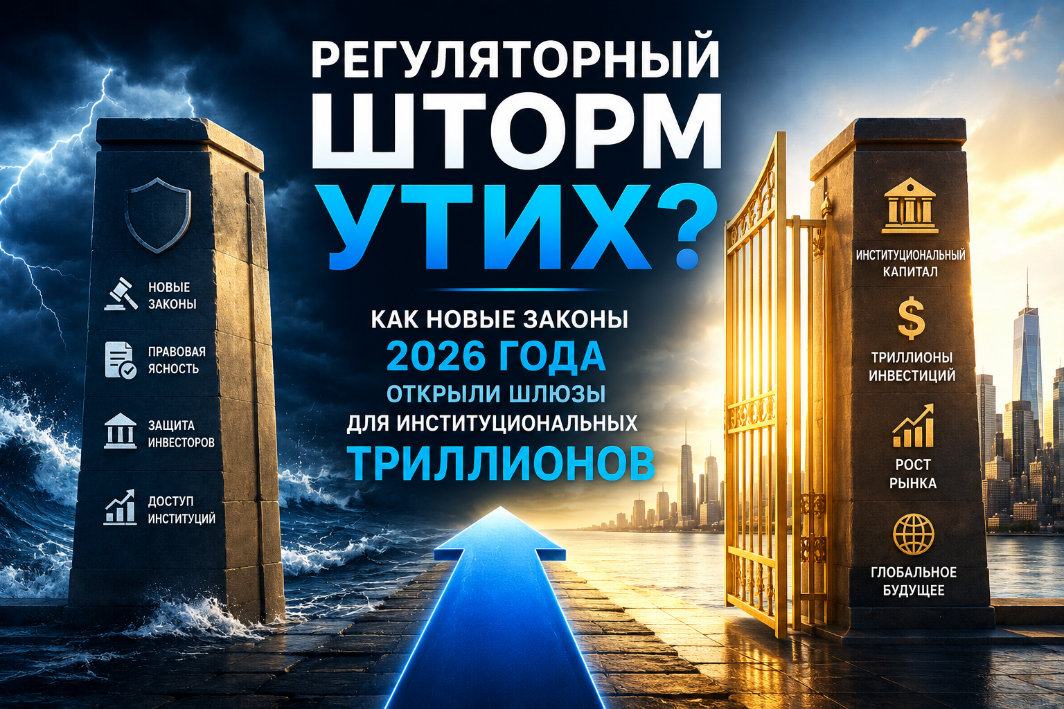Регуляторный шторм утих? Как новые законы 2026 года открыли шлюзы для институциональных триллионов