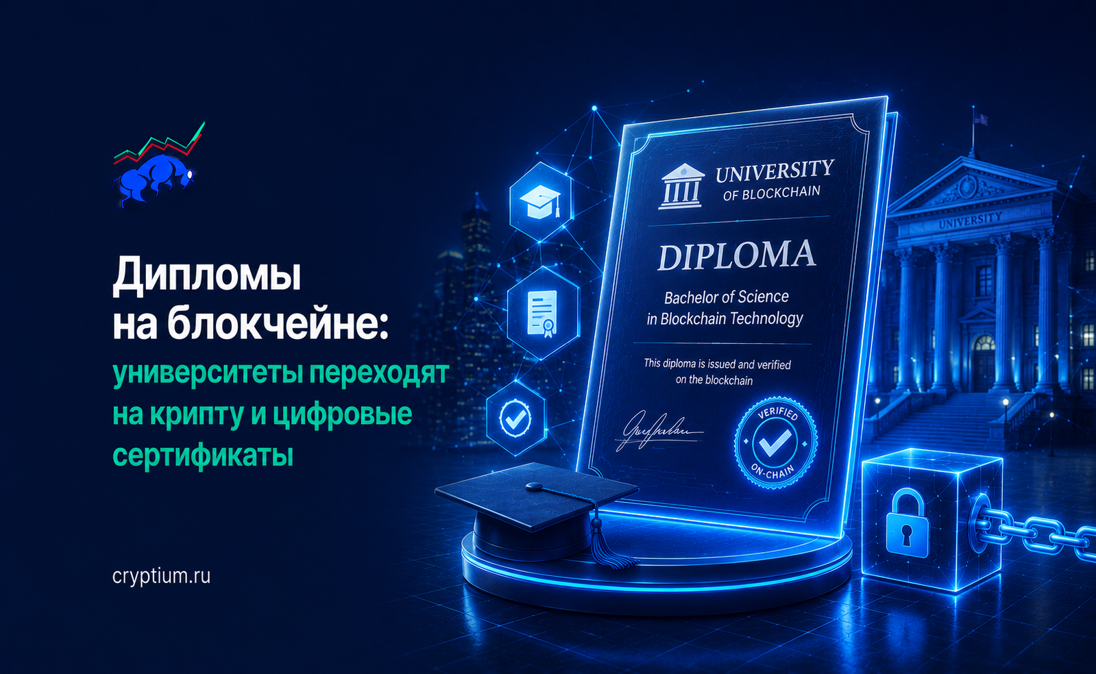 Дипломы на блокчейне: университеты переходят на крипту и цифровые сертификаты