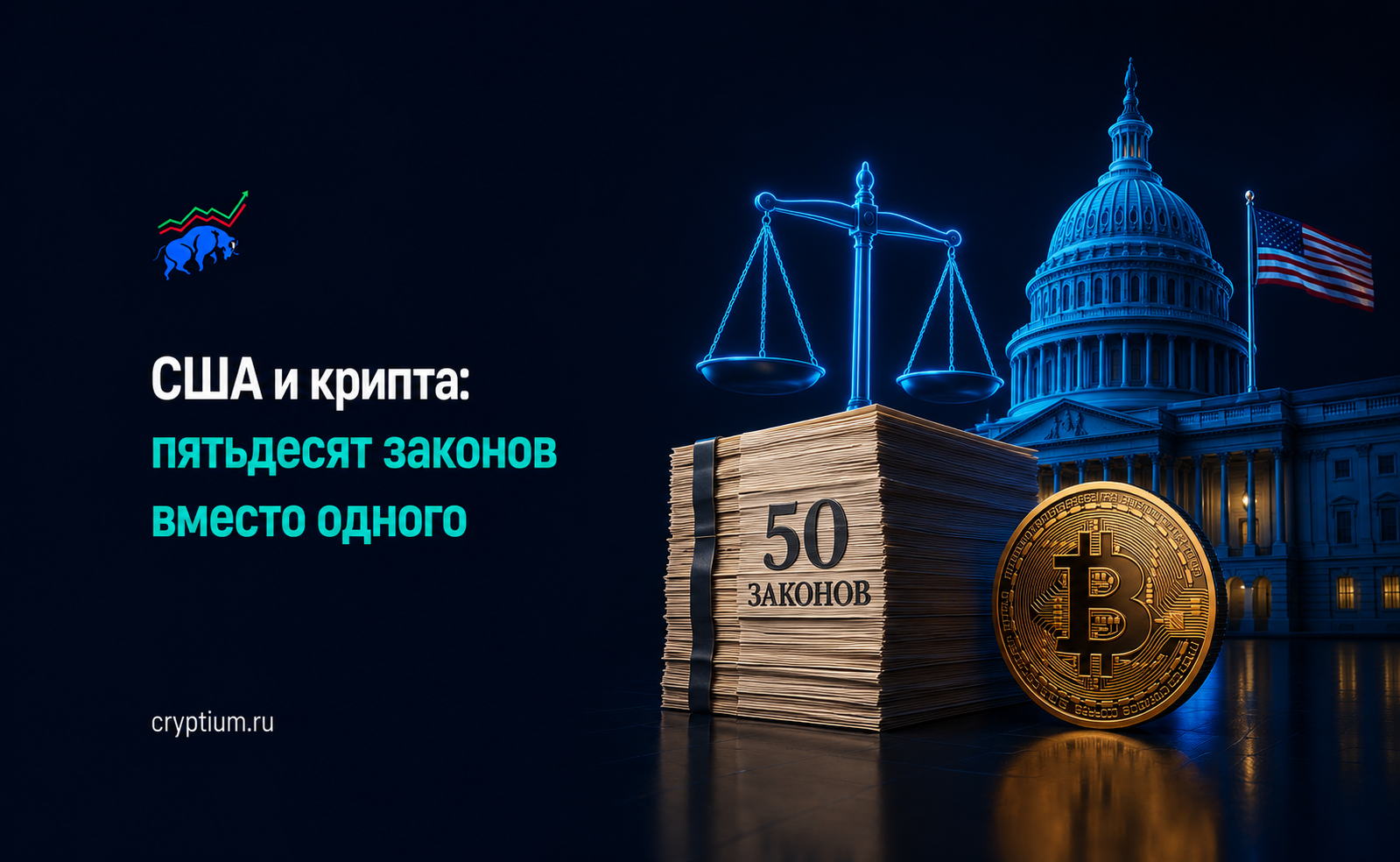 США и крипта: пятьдесят законов вместо одного
