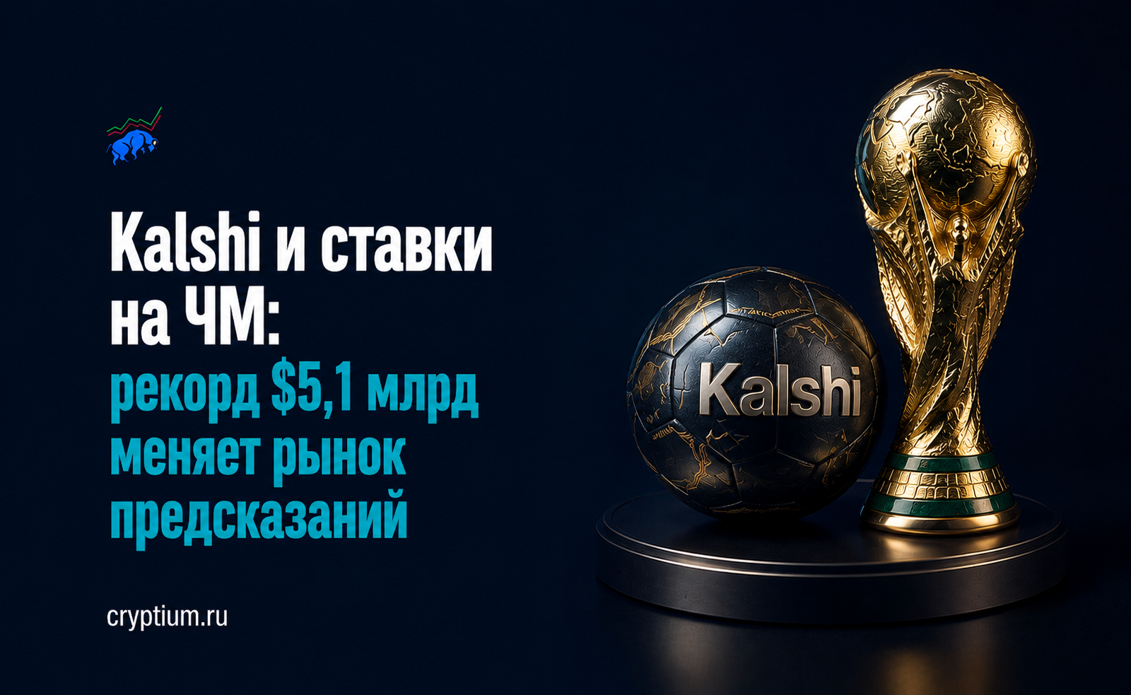 Kalshi и ставки на ЧМ: рекорд $5,1 млрд меняет рынок предсказаний