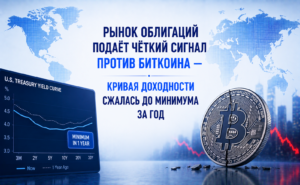 Рынок облигаций подаёт чёткий сигнал против Биткоина — кривая доходности сжалась до минимума за год