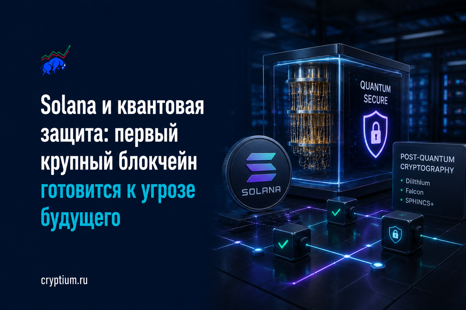 Solana и квантовая защита: первый крупный блокчейн готовится к угрозе будущего
