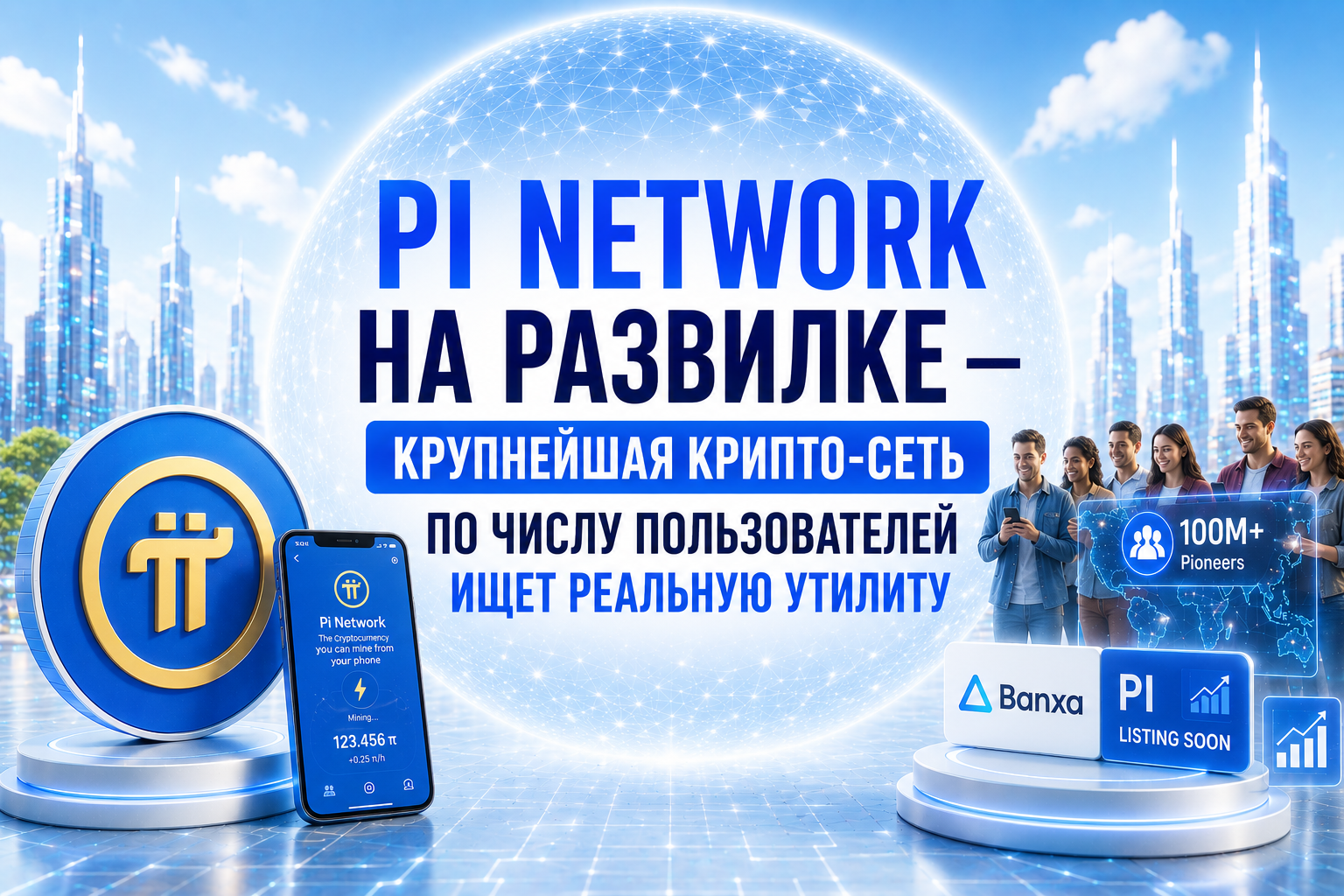 Pi Network на развилке: крупнейшая крипто-сеть по числу пользователей ищет реальную утилиту