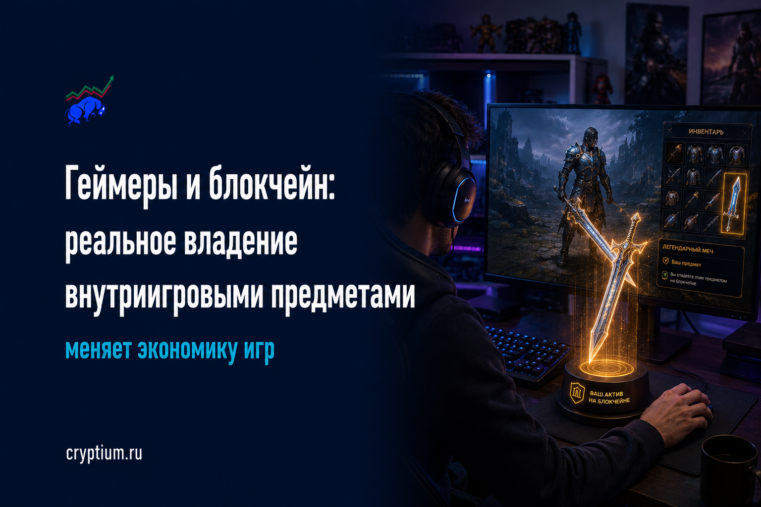Геймеры и блокчейн: реальное владение внутриигровыми предметами меняет экономику игр