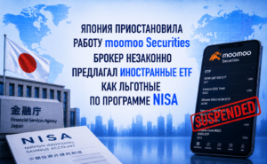 Япония приостановила работу moomoo Securities — брокер незаконно предлагал иностранные ETF как льготные по программе NISA