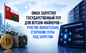 Оман запустил государственный пул для Bitcoin-майнеров — участие обязательно, сторонние пулы под запретом