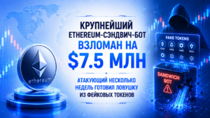 Крупнейший Ethereum-сэндвич-бот взломан на $7.5 млн — атакующий несколько недель готовил ловушку из фейковых токенов