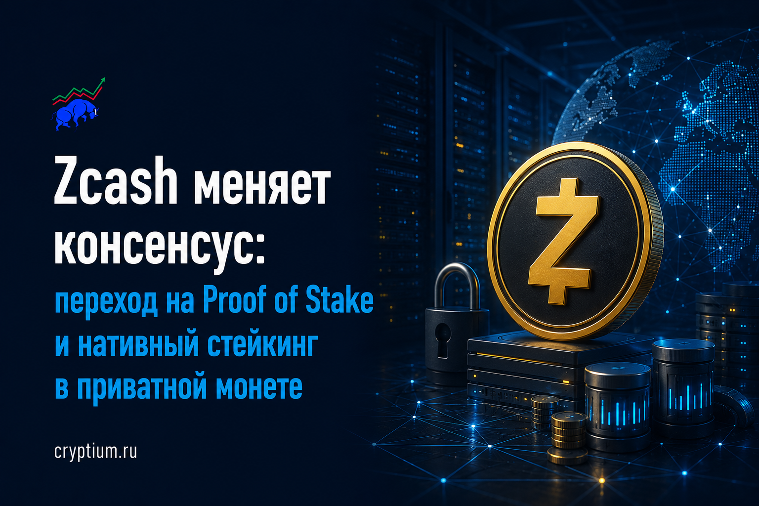 Zcash меняет консенсус: переход на Proof of Stake и нативный стейкинг в приватной монете