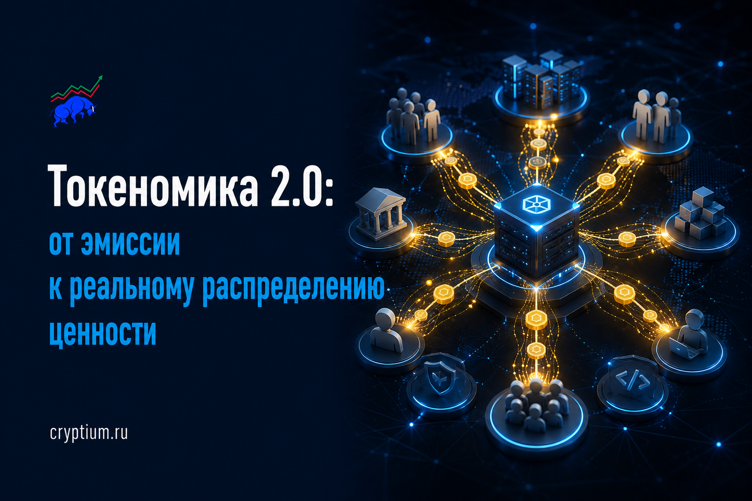 Токеномика 2.0: протоколы переходят от эмиссии к реальному распределению ценности