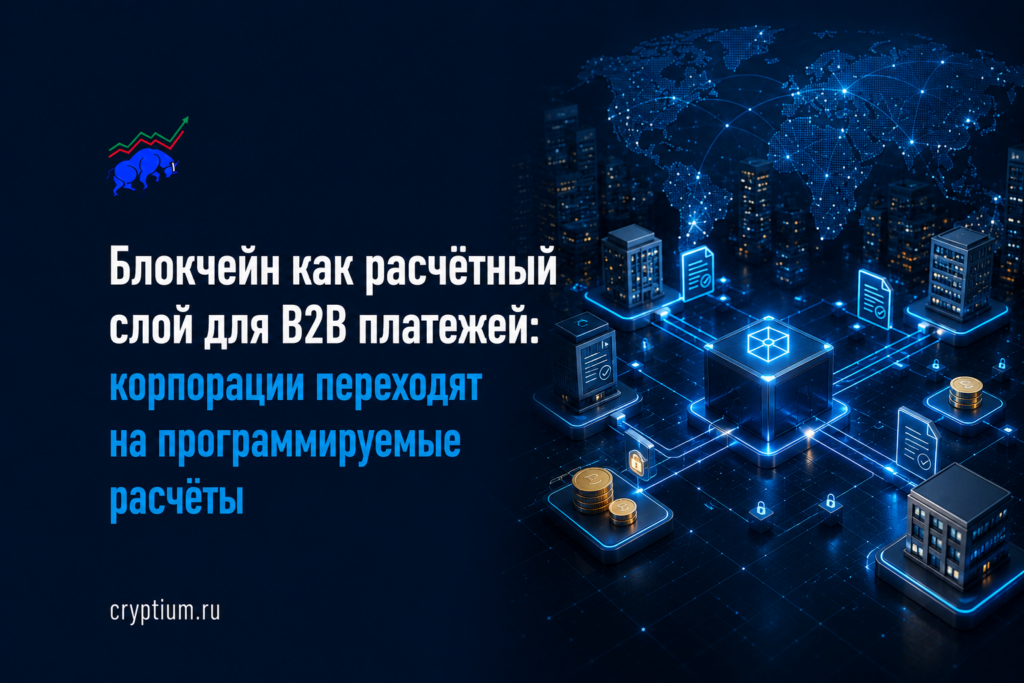 Блокчейн как расчётный слой для B2B платежей: корпорации переходят на программируемые расчёты