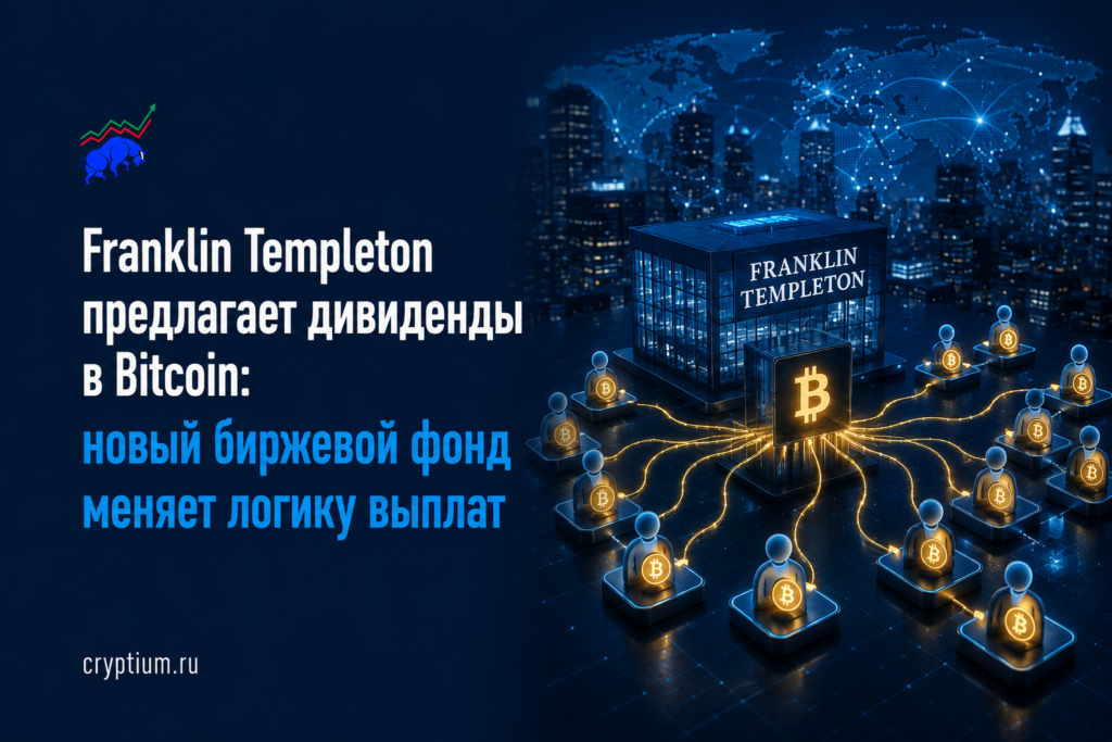 Franklin Templeton предлагает дивиденды в Bitcoin: новый биржевой фонд меняет логику выплат