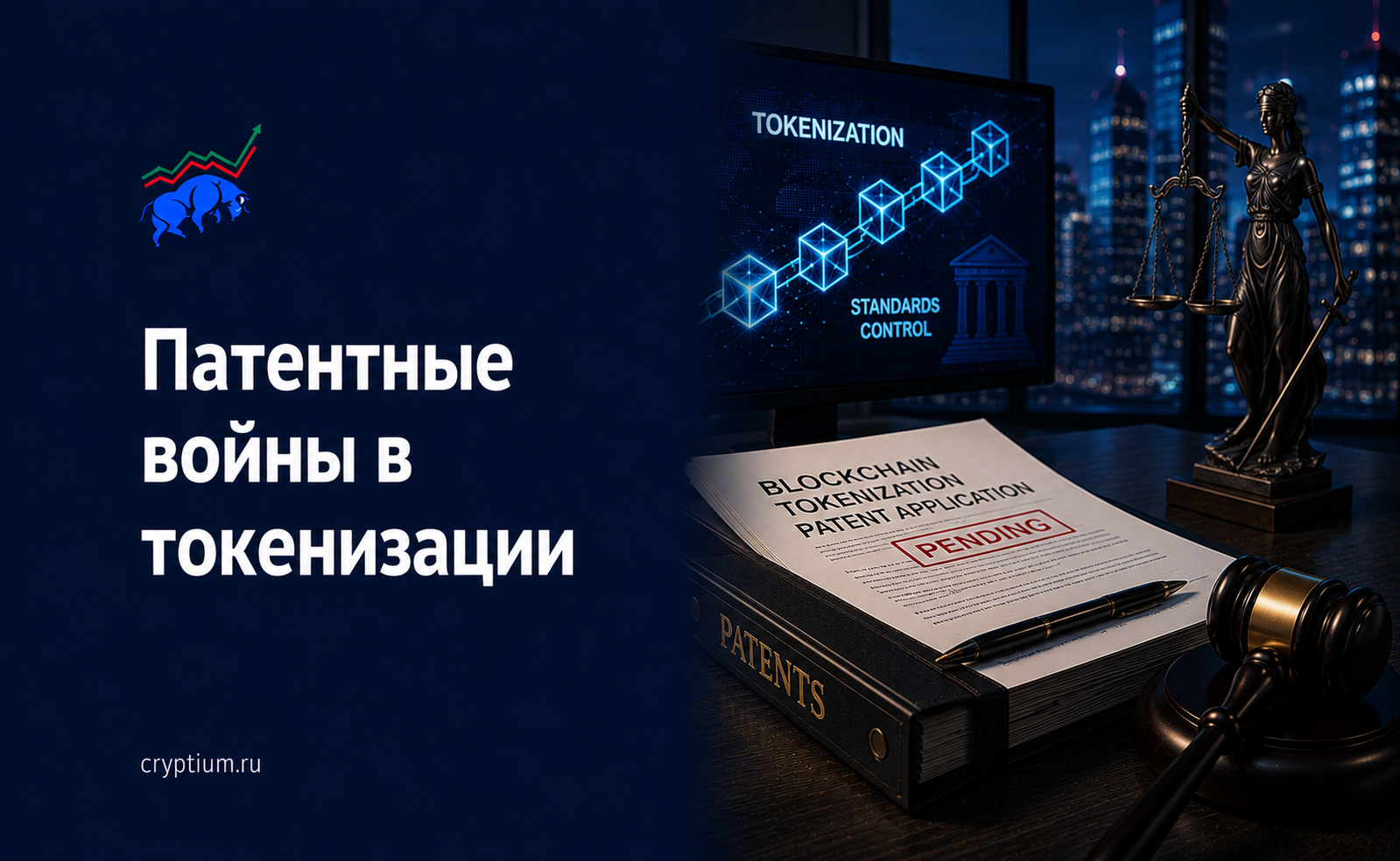 Патентные войны в токенизации: кто получит контроль над стандартами Уолл-стрит