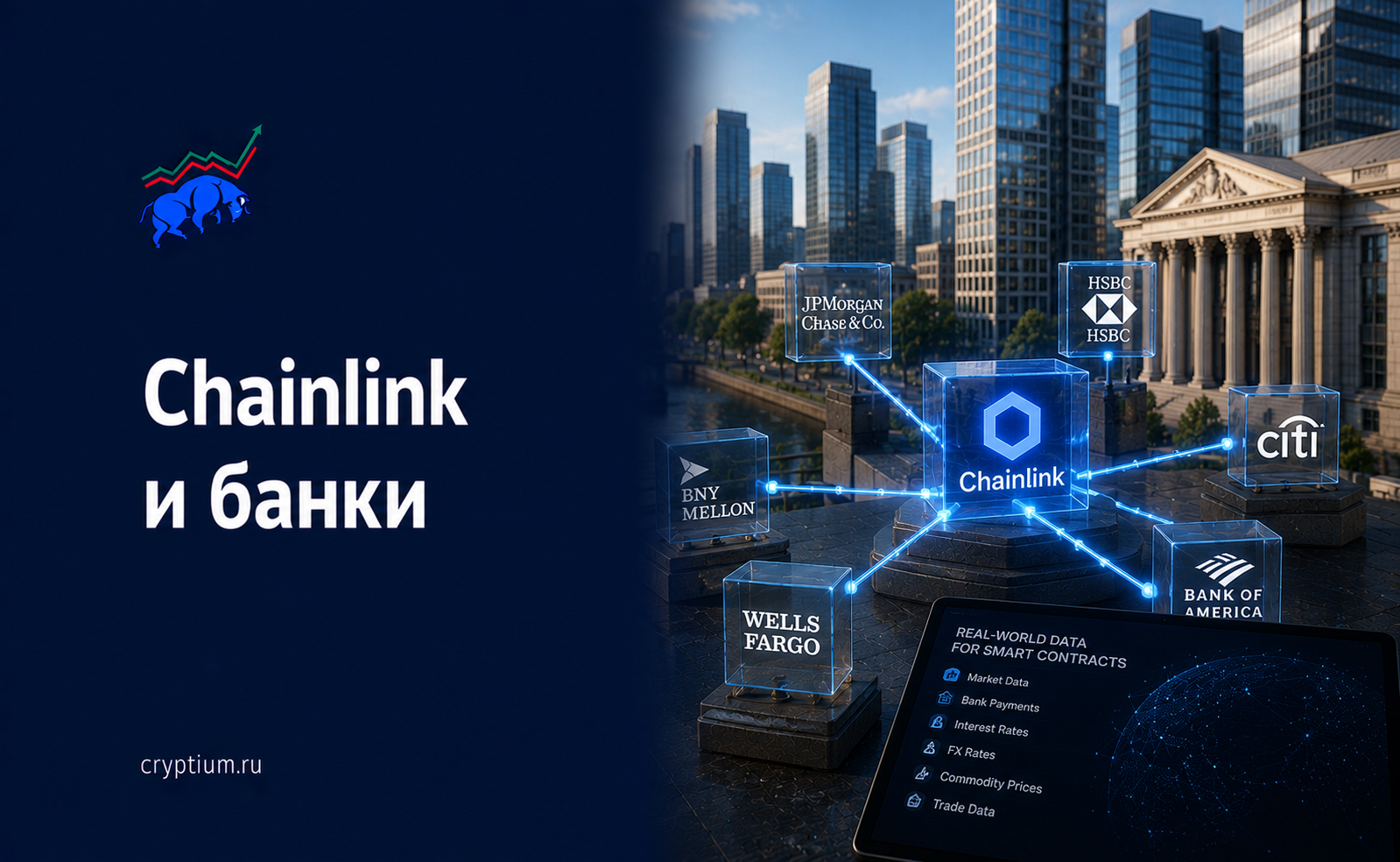 Chainlink и банки: стейблкоины входят в межбанковские расчёты двух континентов