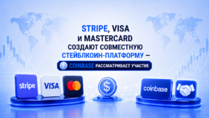 Stripe, Visa и Mastercard создают совместную стейблкоин-платформу — Coinbase рассматривает участие