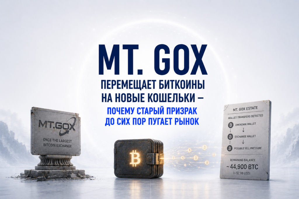 Mt. Gox перемещает биткоины на новые кошельки: почему старый призрак до сих пор пугает рынок