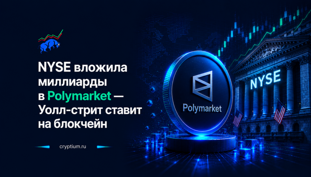 NYSE вложила миллиарды в Polymarket: Уолл-стрит ставит на блокчейн-рынки предсказаний