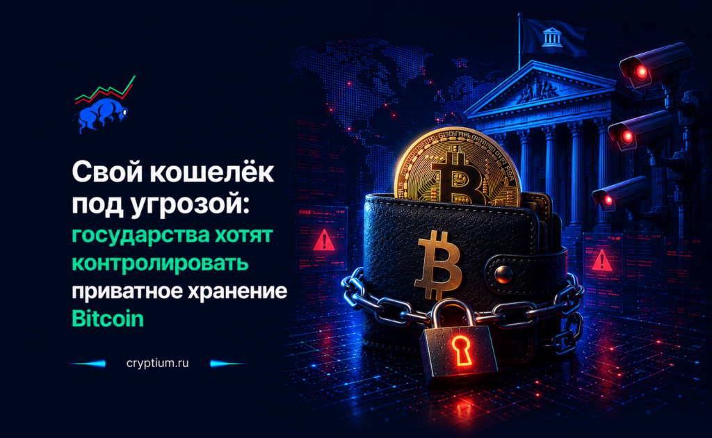 Свой кошелёк под угрозой: государства хотят контролировать приватное хранение Bitcoin