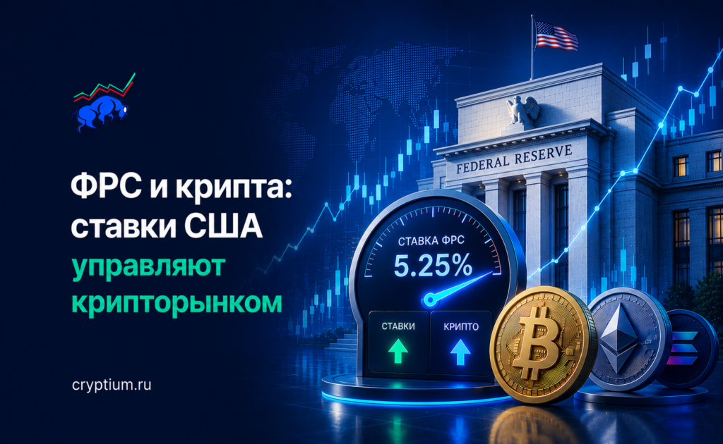 ФРС и крипта: ставки США управляют крипторынком