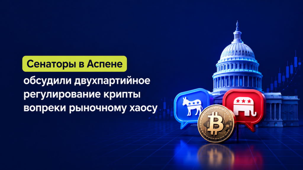 Сенаторы в Аспене обсудили двухпартийное регулирование крипты вопреки рыночному хаосу