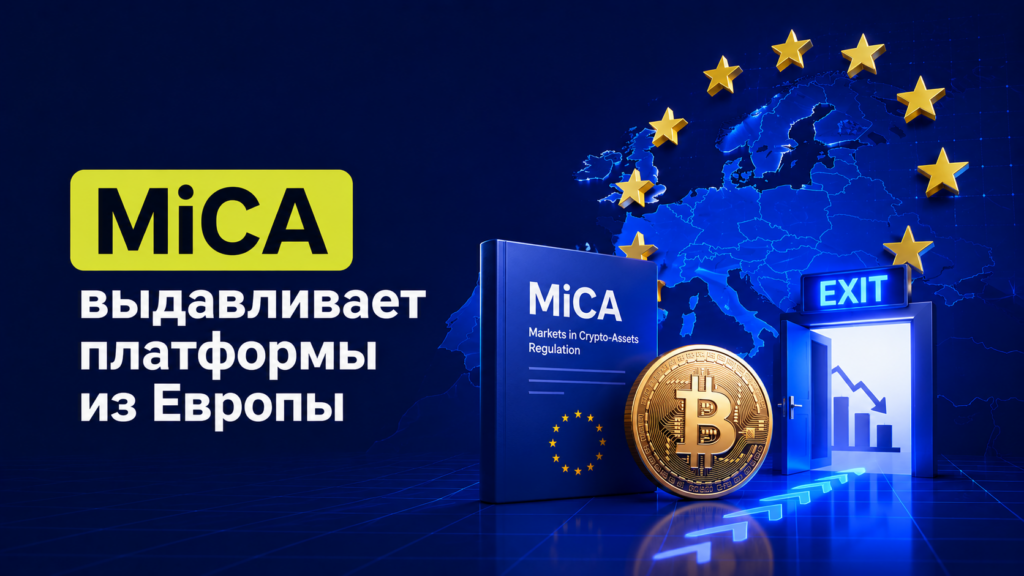 MiCA выдавливает криптоплатформы из Европы — какие стейблкоины теперь под ограничением