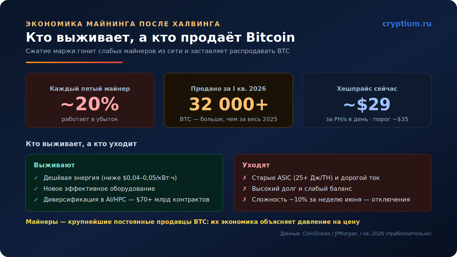 Экономика майнинга после халвинга(image)