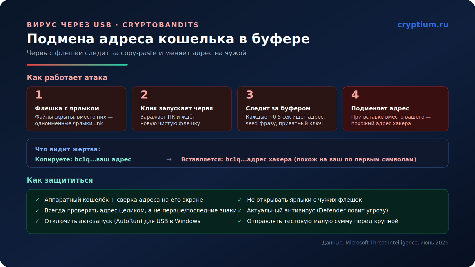 Вирус через USB крадёт ключи кошельков(image)