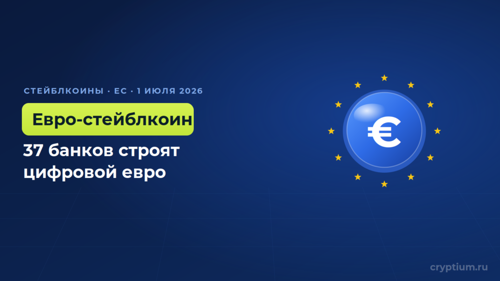 37 европейских банков строят евро-стейблкоин Qivalis