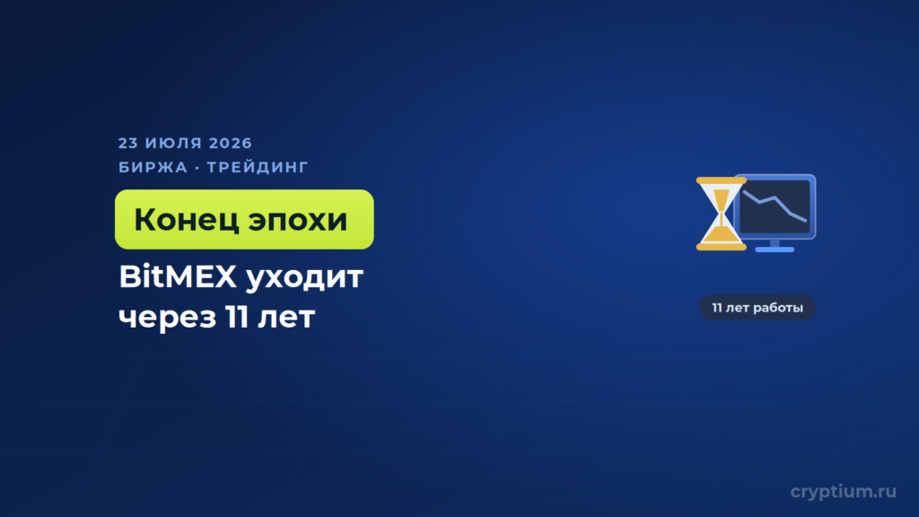 Биржа, придумавшая вечный контракт, закрывается через 11 лет