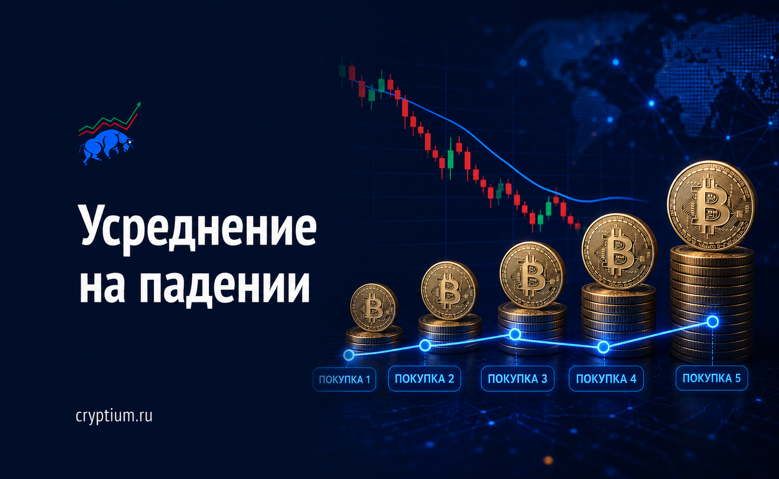 Усреднение на падении: математика стратегии которую понимают единицы