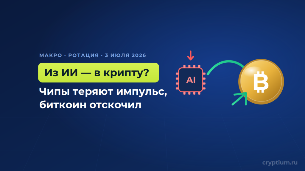 ИИ-акции теряют импульс, а биткоин отскакивает: капитал разворачивается в крипту